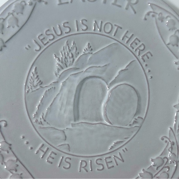 Vintage 1972 Frankhoma - Jesus is not here.. He is Risen Easter Plate - ✝️♥️ - Picture 3 of 5